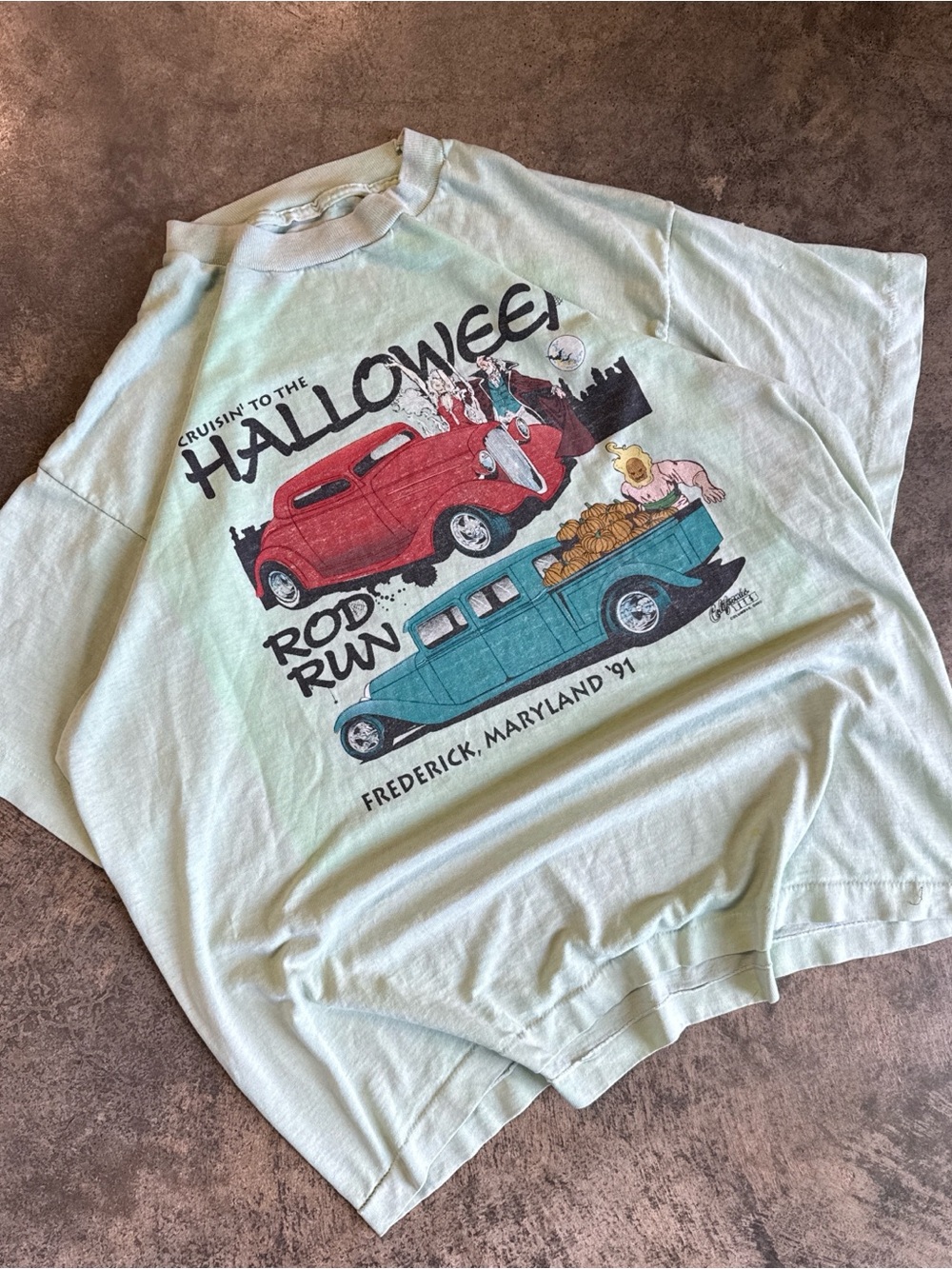 90s Halloween Rod Run Graphic Tee